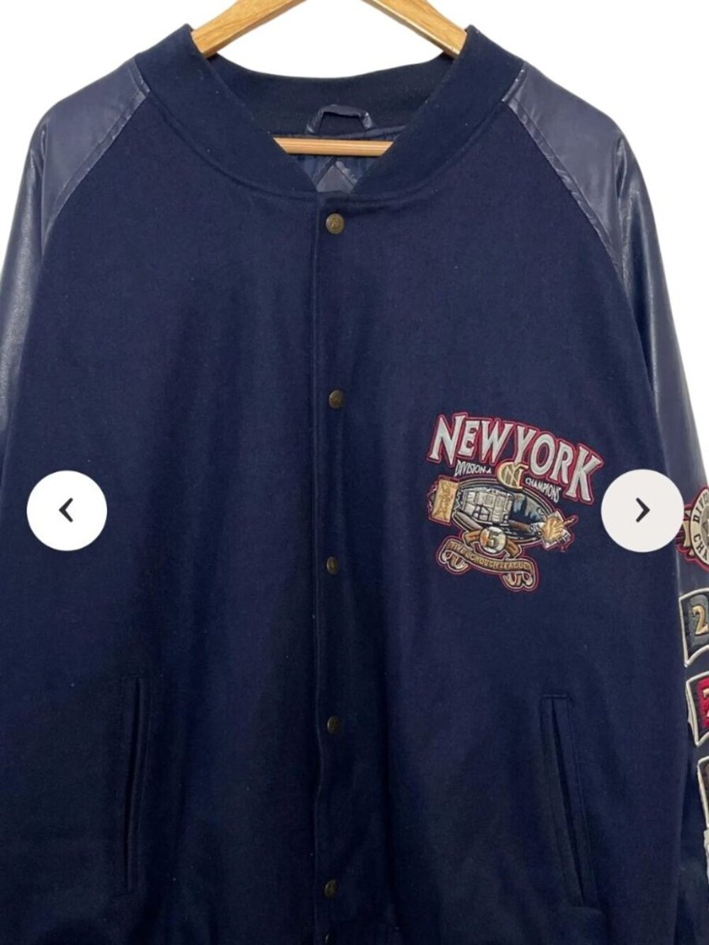 Steve & Barrys New York City Subway Series Division Champions Bomber Jacket XXL - Picture 2 of 14